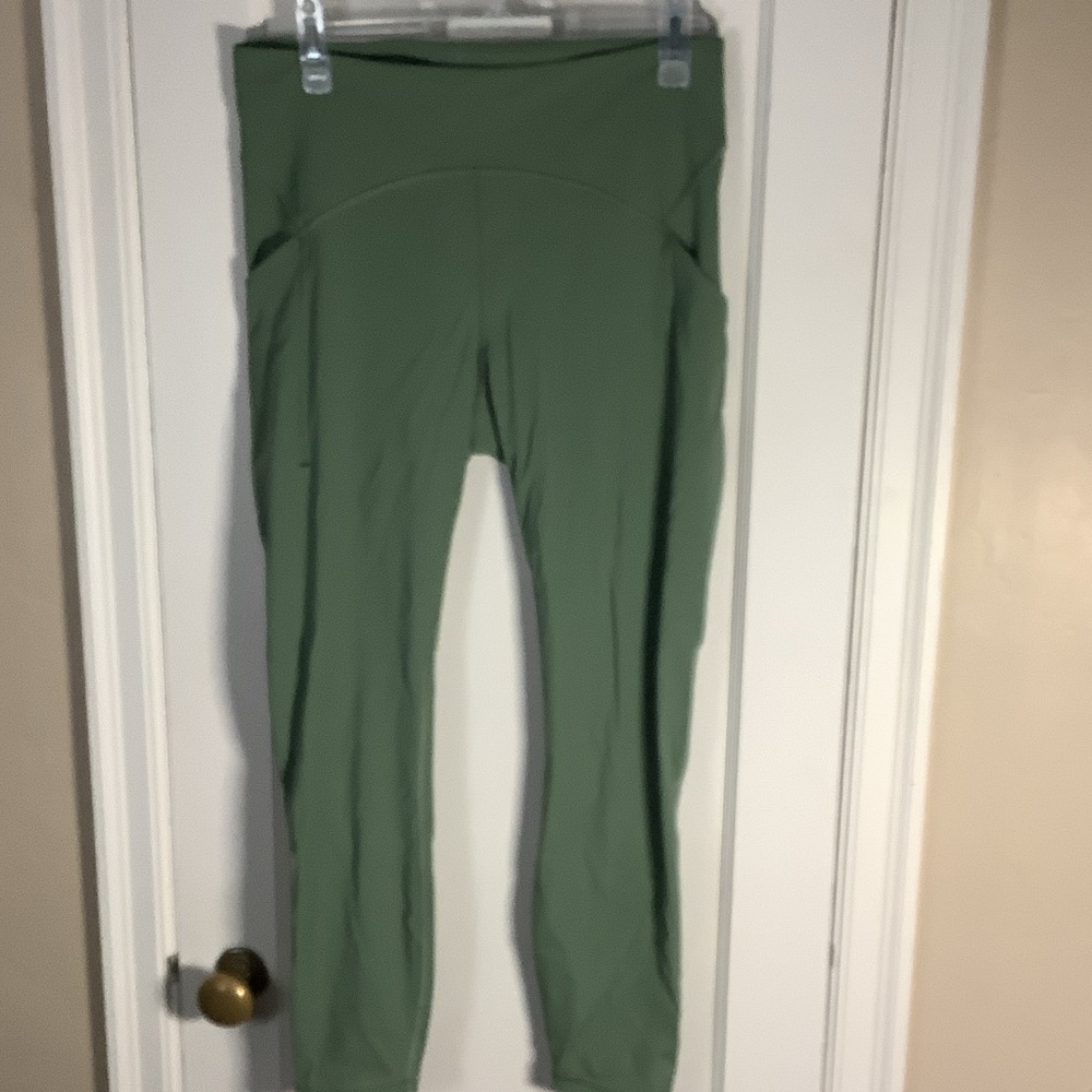 lululemon athletica Olive Green High-Rise Leggings